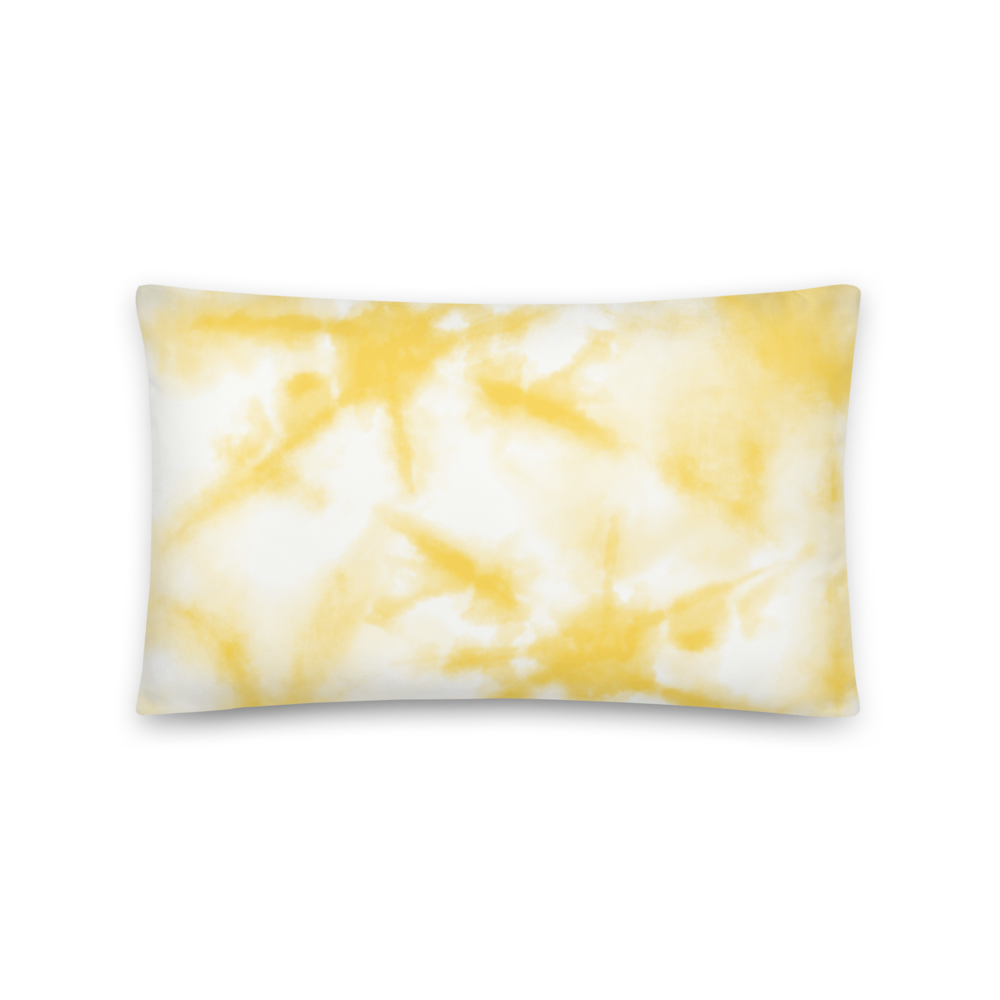 Yellow Tie-Dye Pillow - Image 3