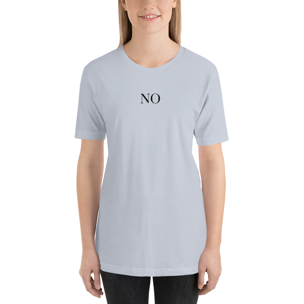"No" Unisex T-Shirt - Image 9
