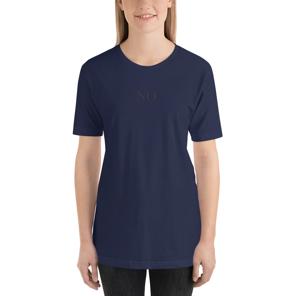 "No" Unisex T-Shirt - Image 5