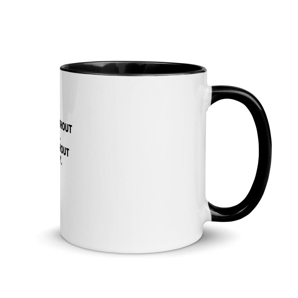 "Write without fear" Colour Mug - Image 2