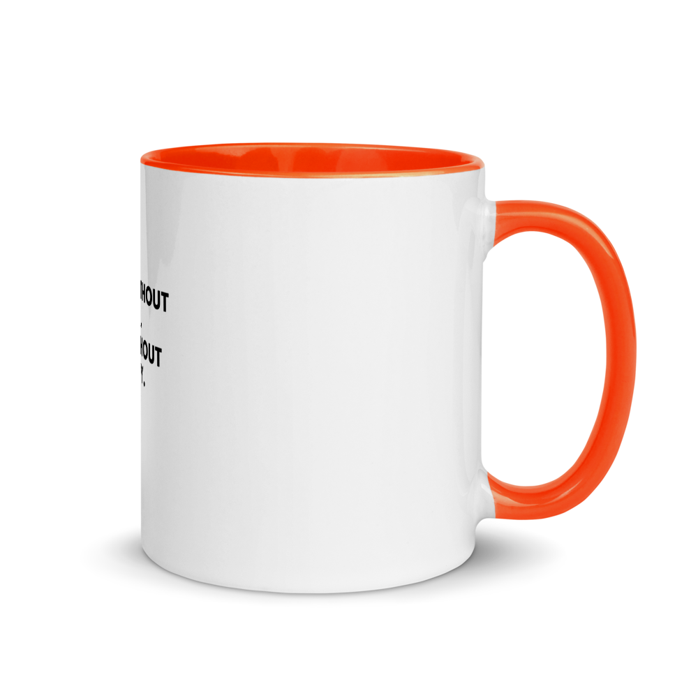 "Write without fear" Colour Mug - Image 8