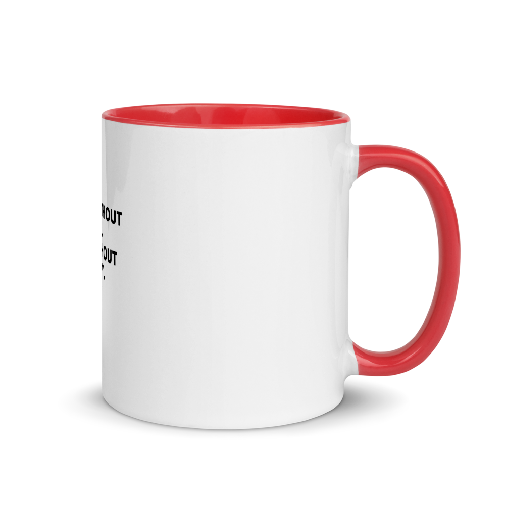 "Write without fear" Colour Mug - Image 5
